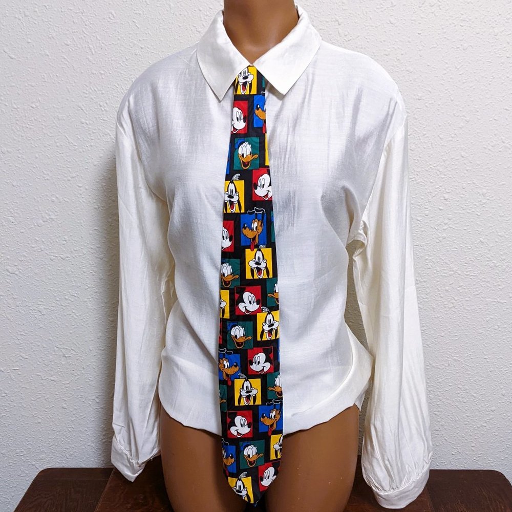 Vintage Mickey Unlimited Disney Necktie by Balancine Inc. 💙